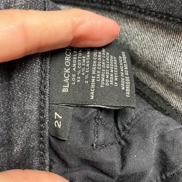 Black Orchid Noah Ankle Fray Jeans Sz 27 - Picture 7 of 7